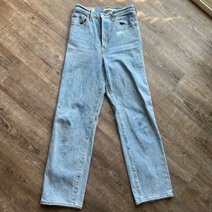 Levi’s ribcage straight jeans